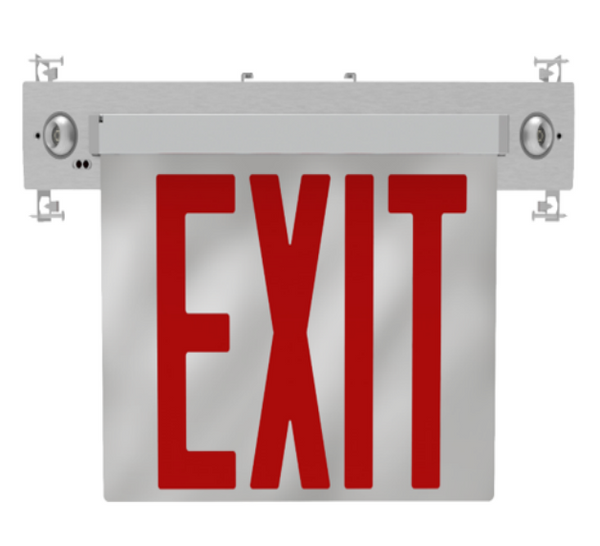 Exit Sign with Battery Backup, Surface Mount, NYC Approved
