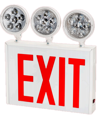 Exit Combo - 3 Light NYC Approved